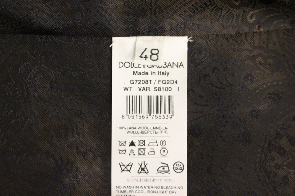 Dolce & Gabbana Елегантна карирана вълнена рокля