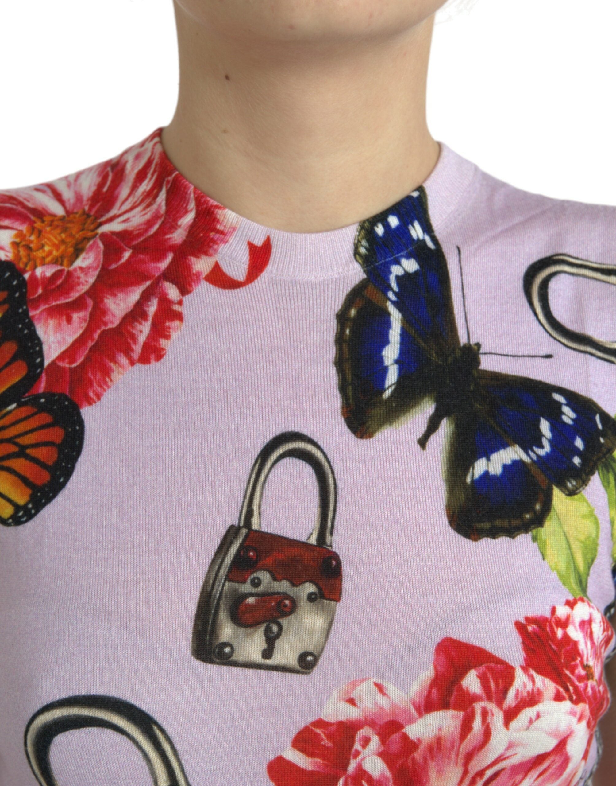 Елегантен потник Dolce & Gabbana от смес от кашмир и коприна