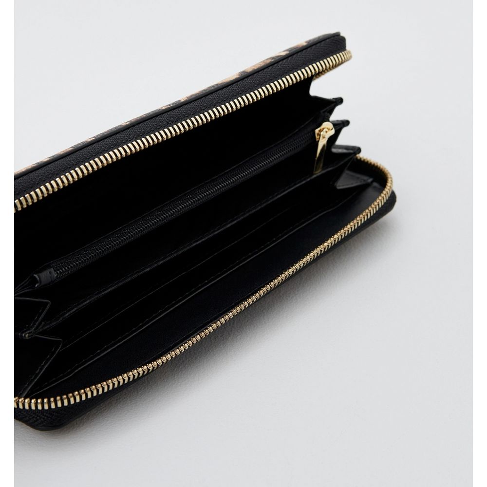 Дамско клъч портмоне Women’s clutch wallet Plein Sport in Leopard print inside view