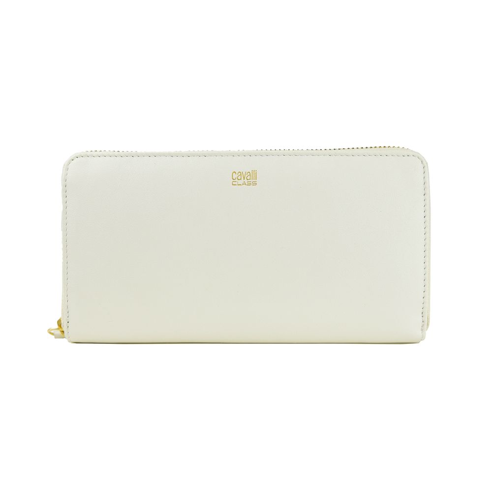 Дамско клъч портмоне Clutch wallet Cavalli Class White