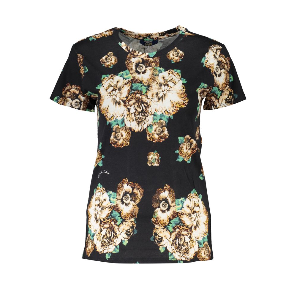 Дамска тениска с флорални мотиви в черно Women’s t-shirt Cavalli Class
RXT62E JFH71 05051 front view