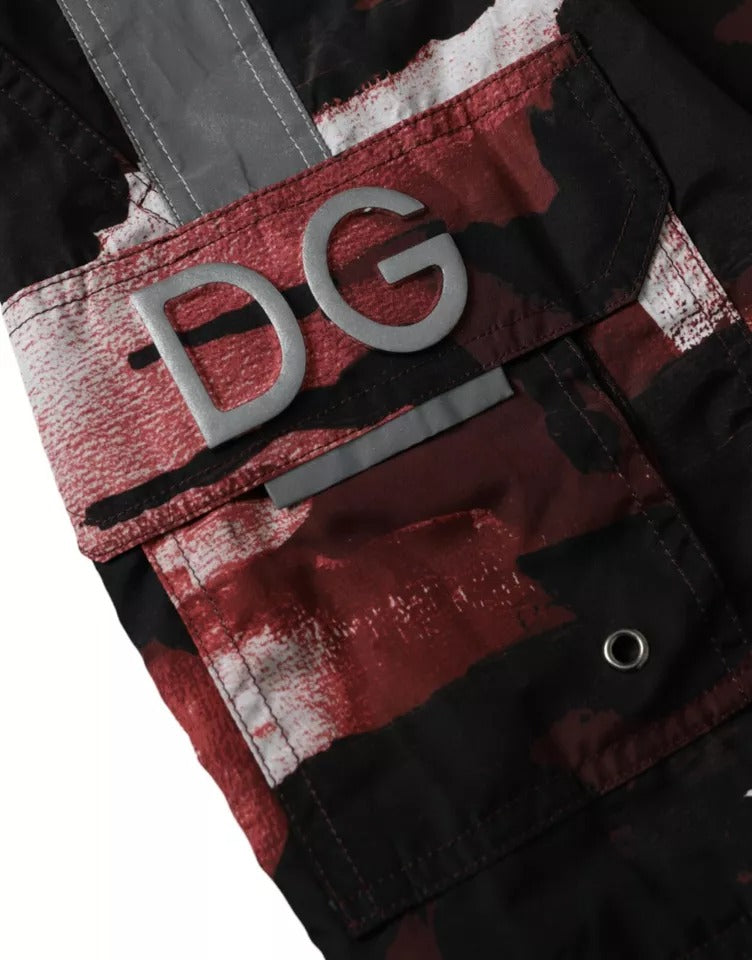 Мъжки бански Dolce & Gabbana Camouflage DG Logo Men Swimwear