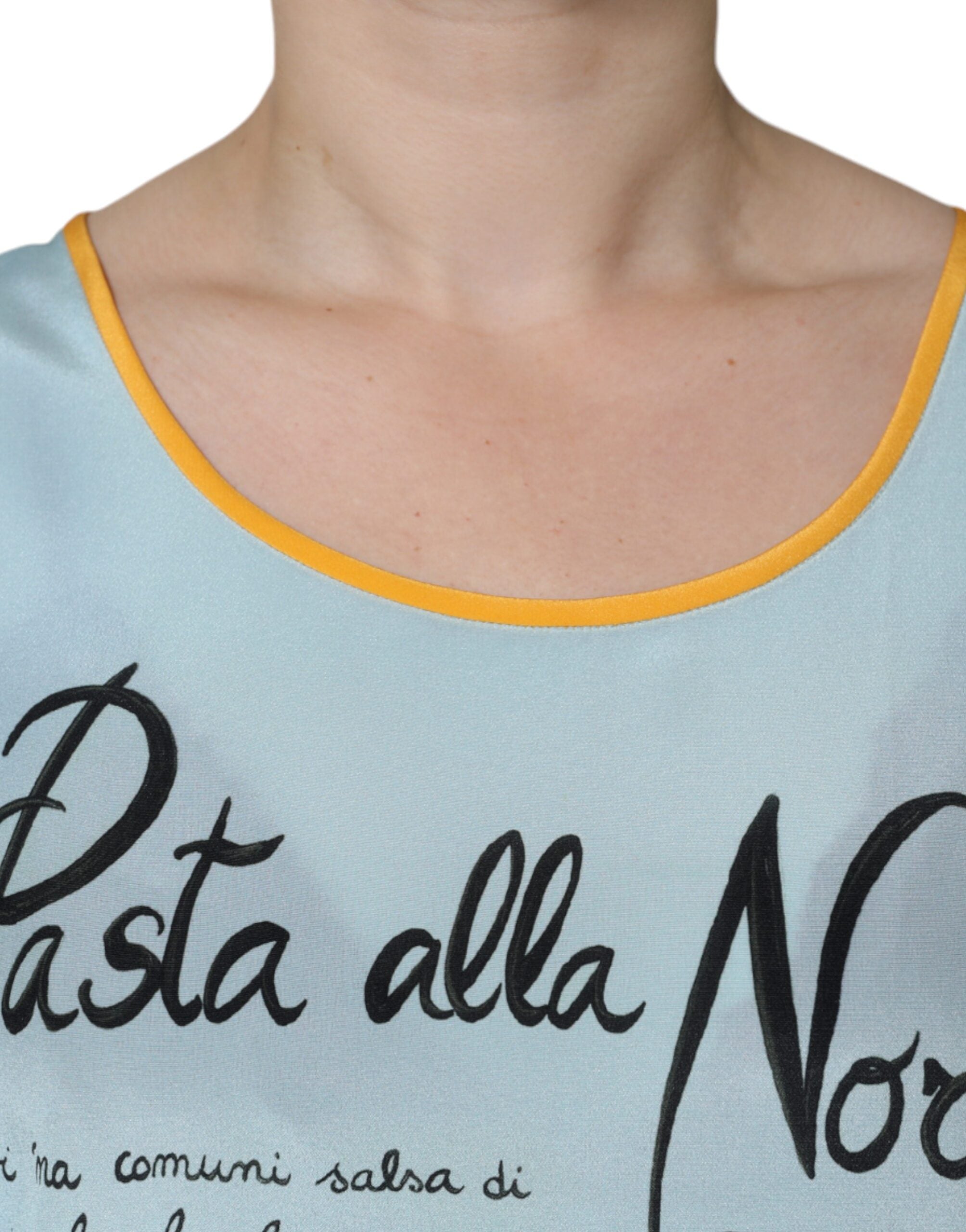 Dolce & Gabbana Multicolor Pasta Alla Norma потник с принт