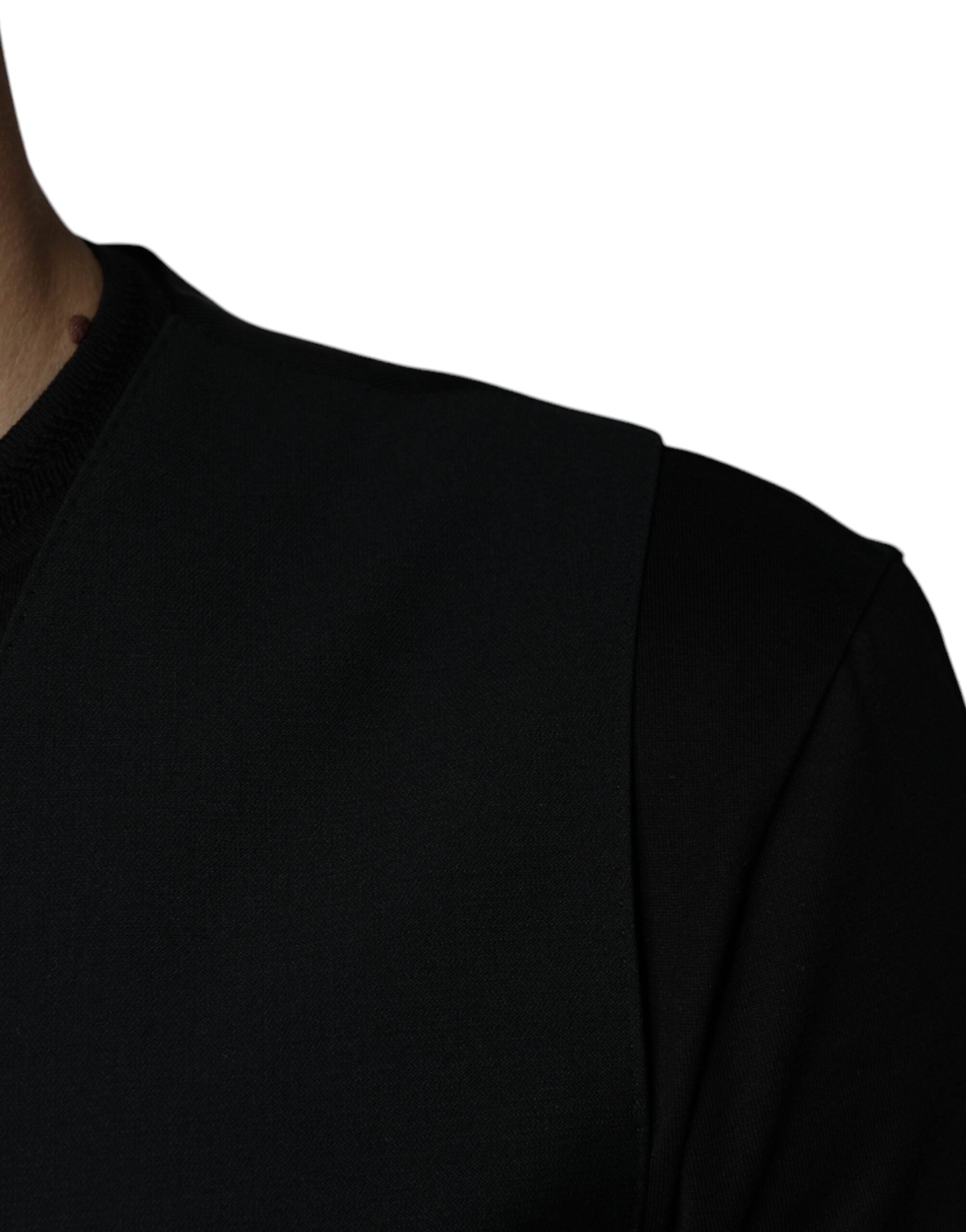 Dolce & Gabbana черна вълнена официална рокля мъжка жилетка жилетка