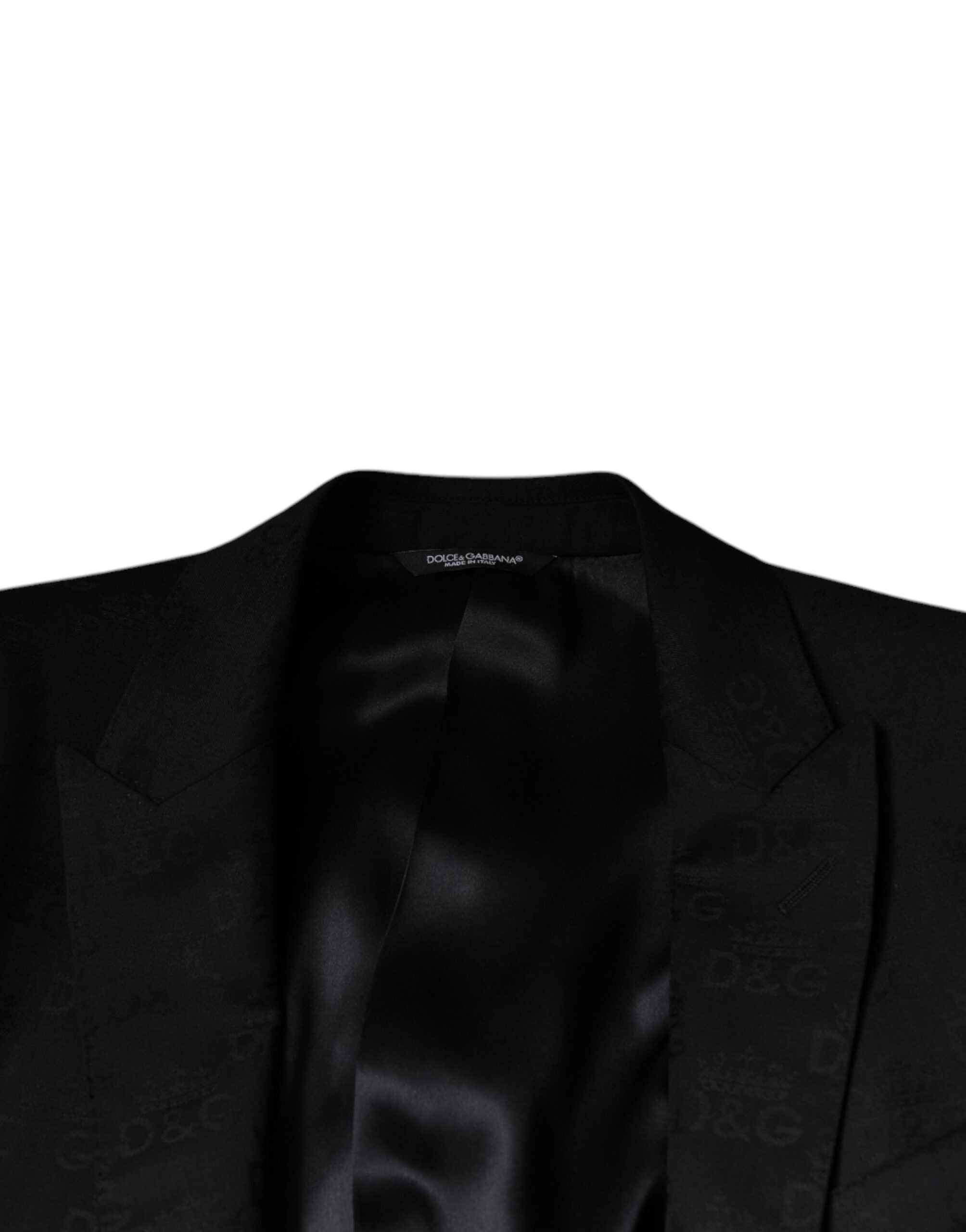 Dolce & Gabbana, черен вълнен официален блейзър с едноредно гърне