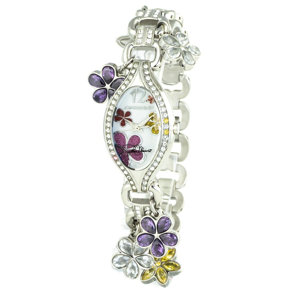 Часовник от сребърна стомана Chronotech