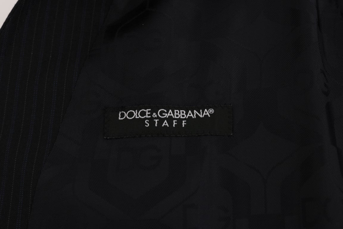 Dolce & Gabbana елегантен раиран жилетка от смес от вълна