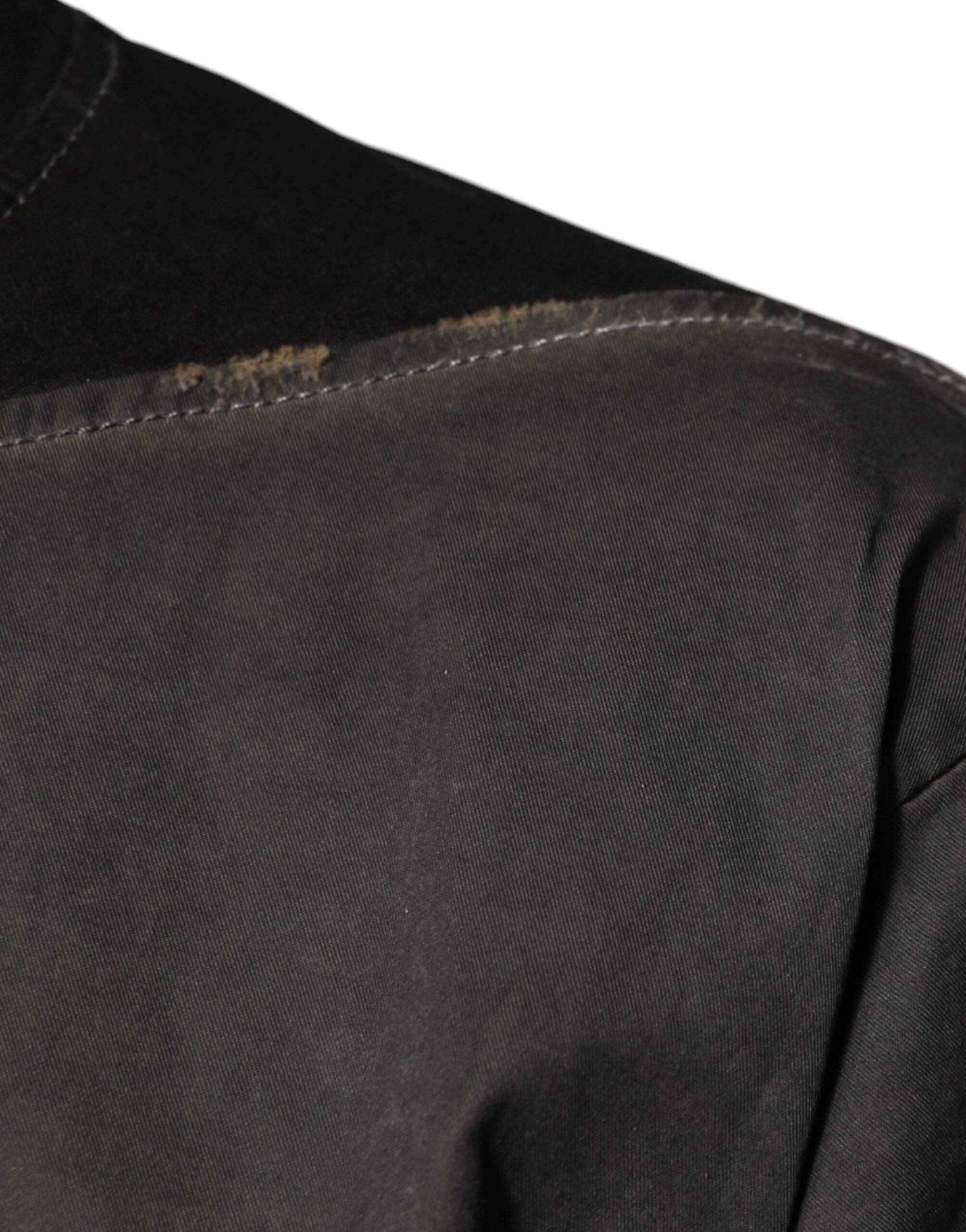 Кафява памучна тениска с кръгло деколте с графичен принт Dolce & Gabbana