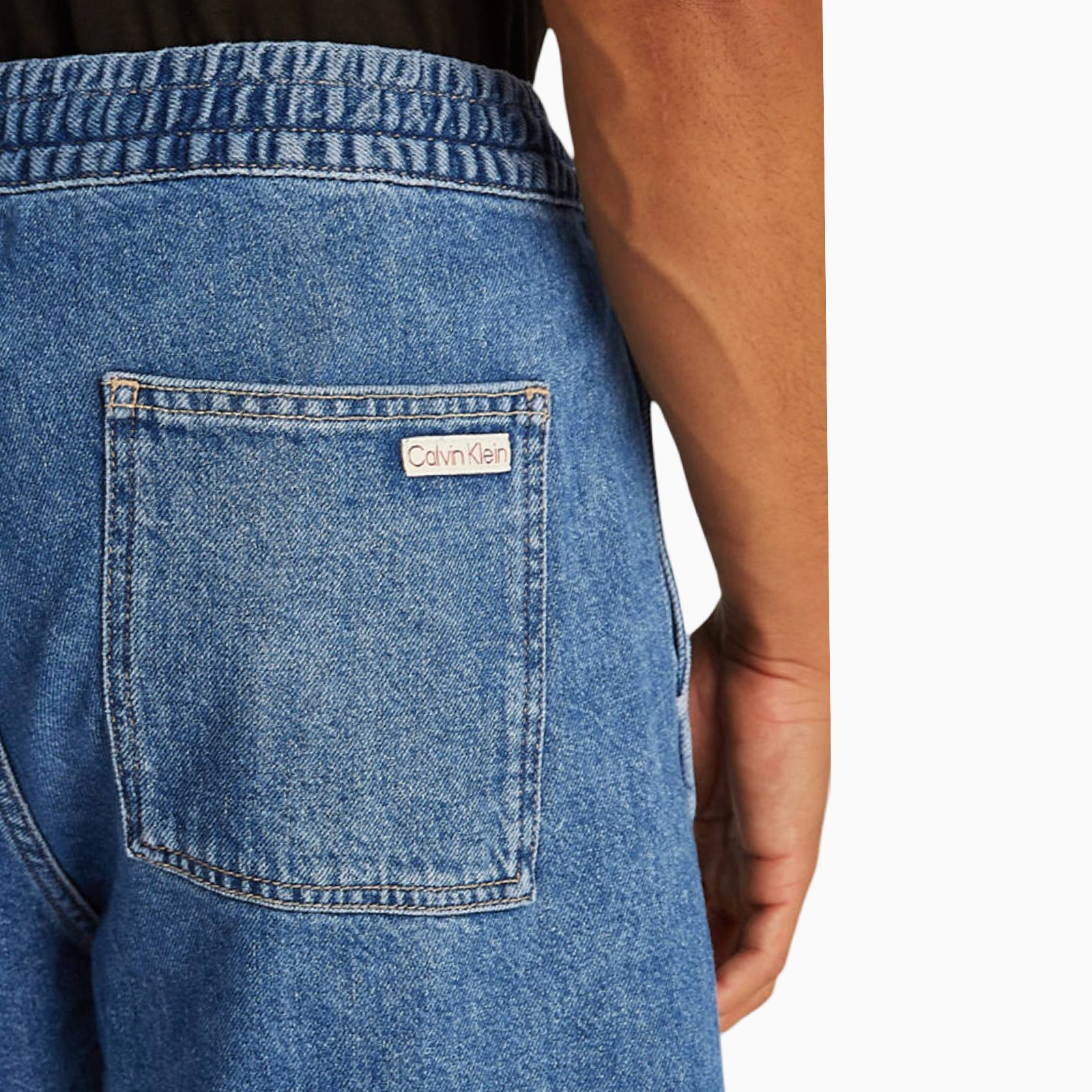 Мъжки къси дънки Calvin Klein Jeans J30J327517 Close-Up