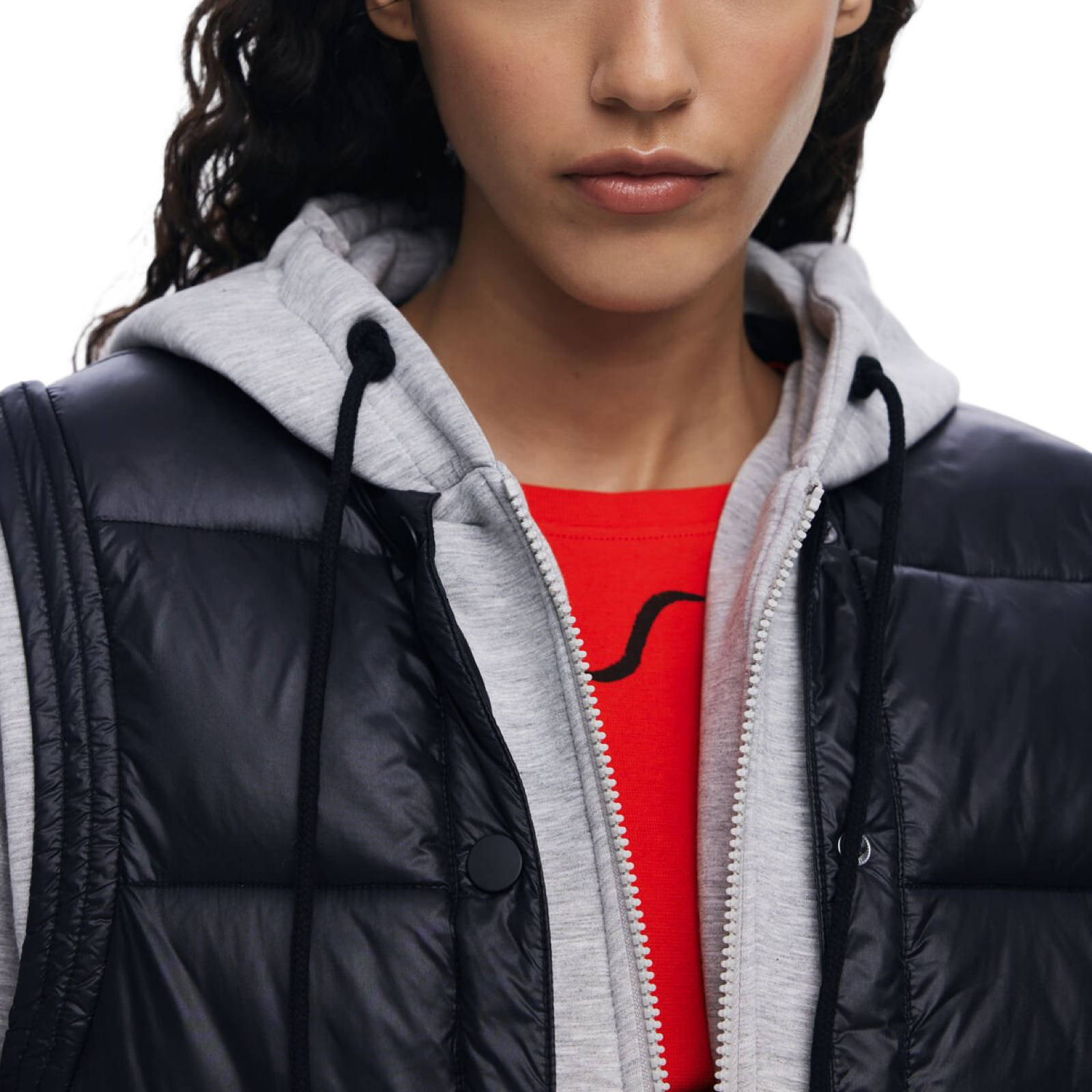 Дамски суичър и елек Desigual Women Sweatshirt 25WWSK05 2042 Close-Up