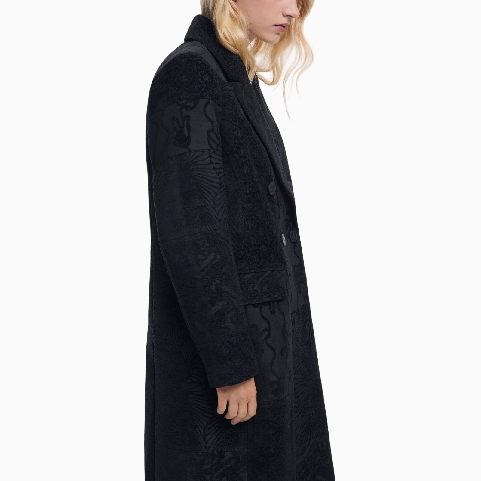 Дамско палто Desigual Women Coat 25WWEW16 Side View