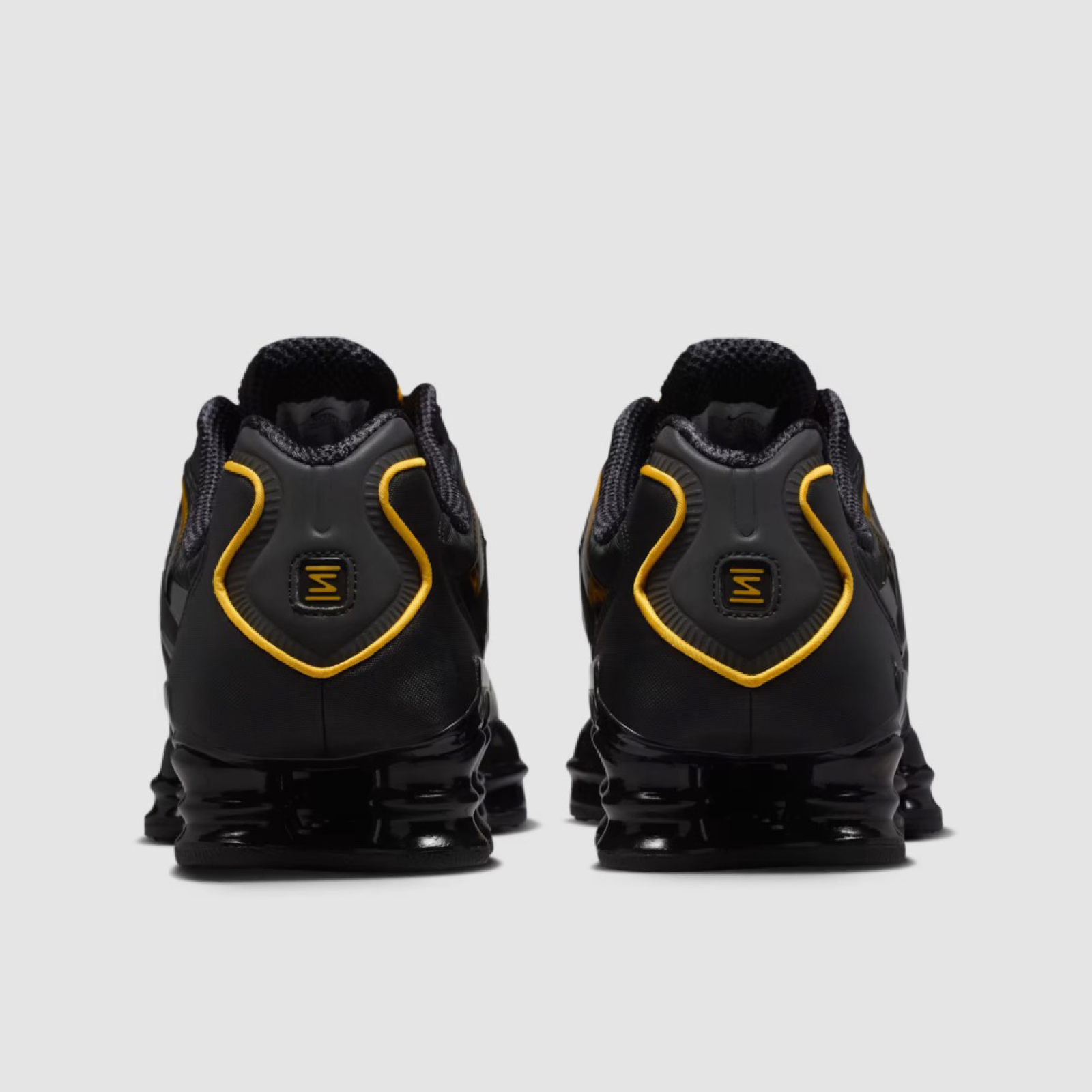 Мъжки маратонки Nike Shox TL Black/University Gold AV3595-013 Heel View