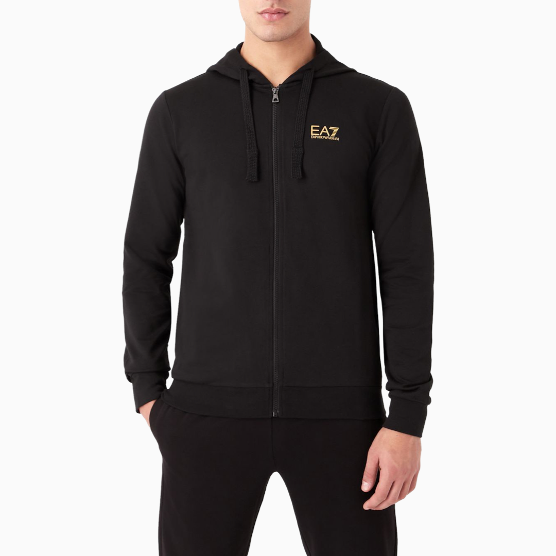 Мъжки черен суитшърт EA7 Emporio Armani 8NPM03 PJ05Z
