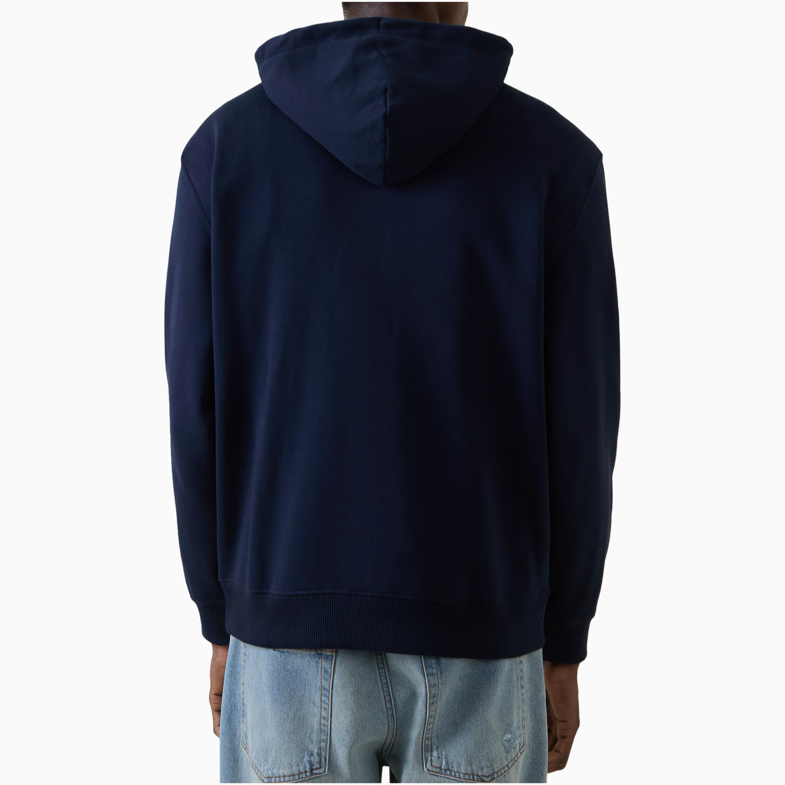 Мъжко синьо худи Calvin Klein Jeans Men Hoodie LV04RD243G Back View