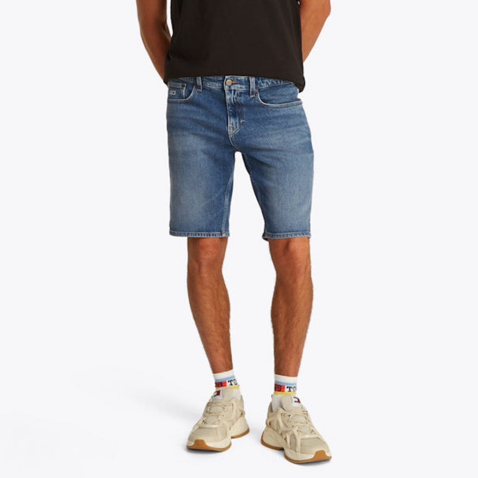 Мъжки сини дънкови къси панталони Tommy Hilfiger Jeans DM0DM20960