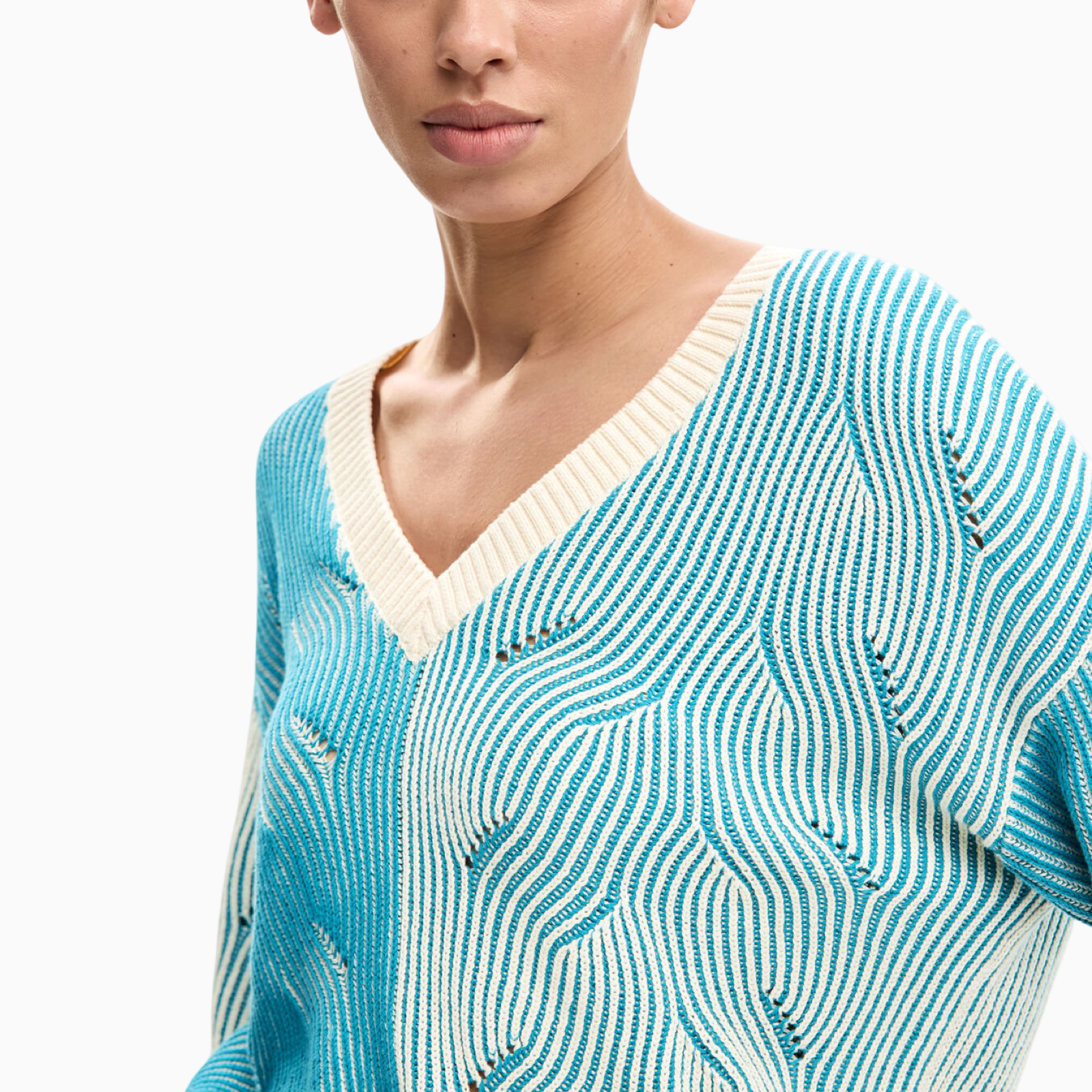 Дамски пуловер Desigual Women Sweater 26SWJF39 5004 Close-Up