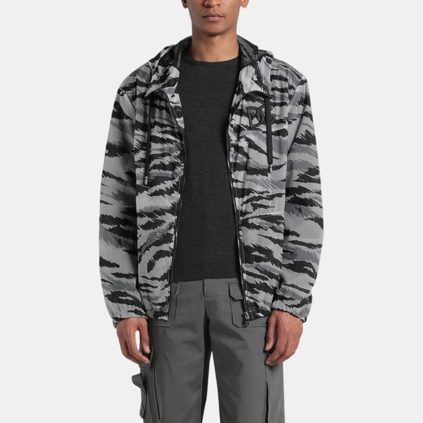 Dolce & Gabbana Camouflage Men Sweatshirt Front View
