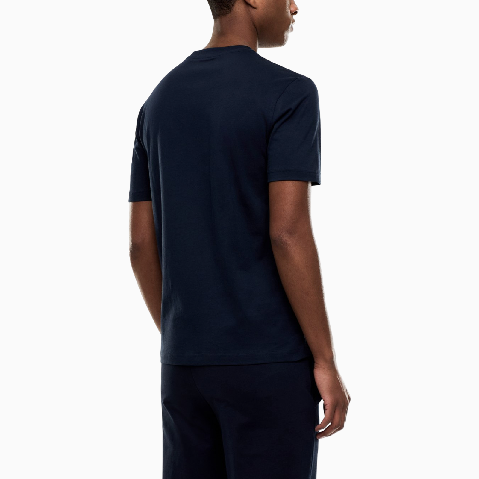Мъжка тъмно синя тениска EA7 Emporio Armani Men T-shirt 7M001307 AF10375 UB102 Back View