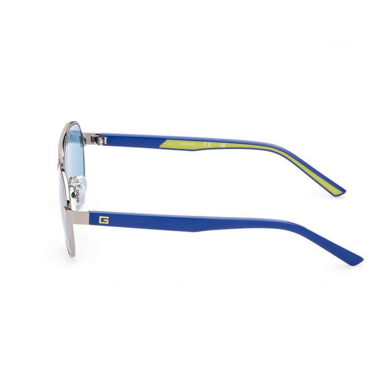 Guess Gray Metal Sunglasses