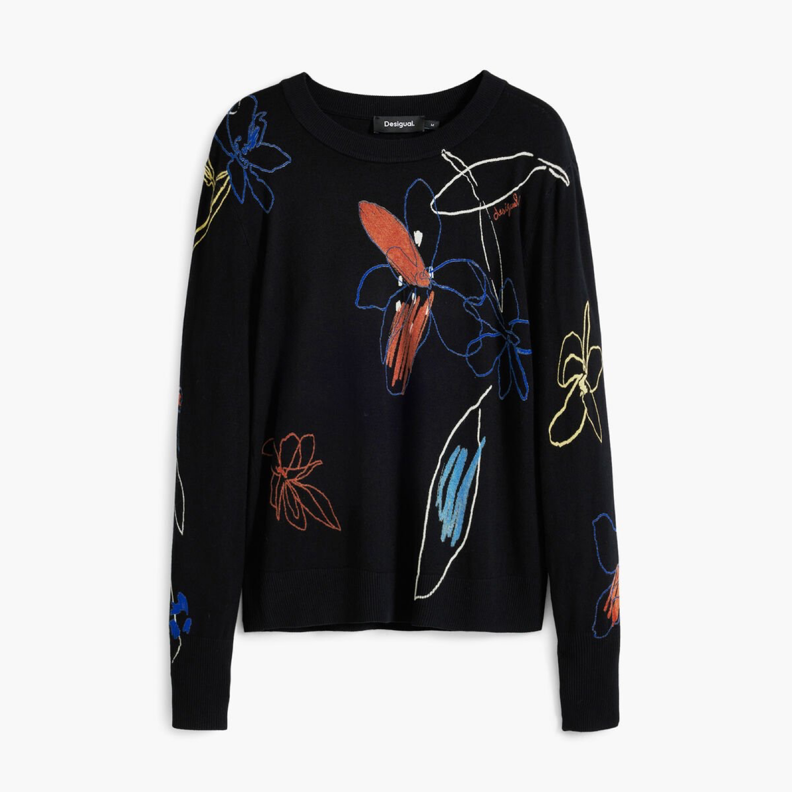 Дамски пуловер Desigual Women Sweater 25WWJF33 2000 Front View