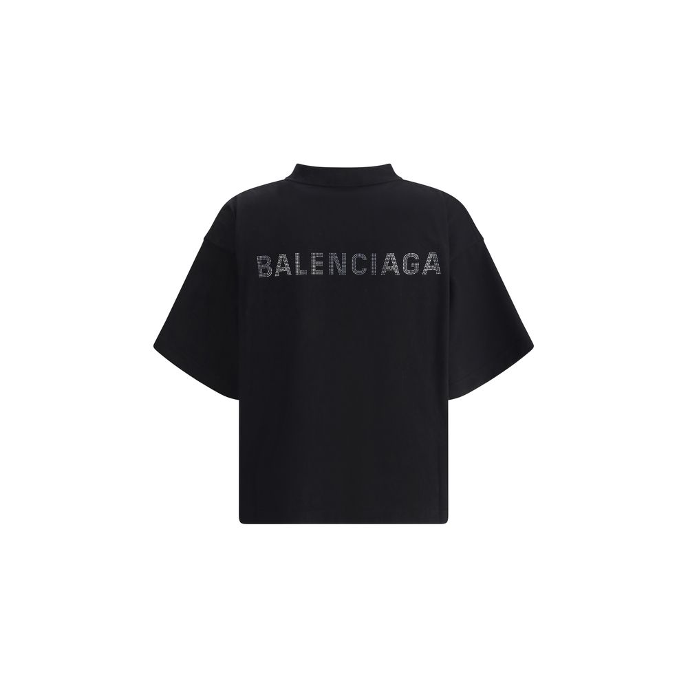 Тениска с висока яка Balenciaga