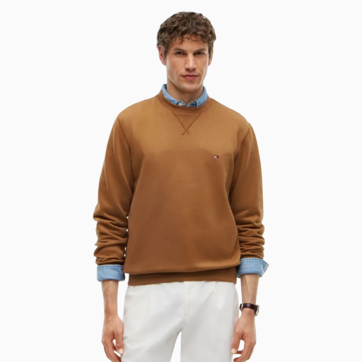 Мъжки суичър Tommy Hilfiger Men Sweatshirt MW0MW40000 GVH Front View