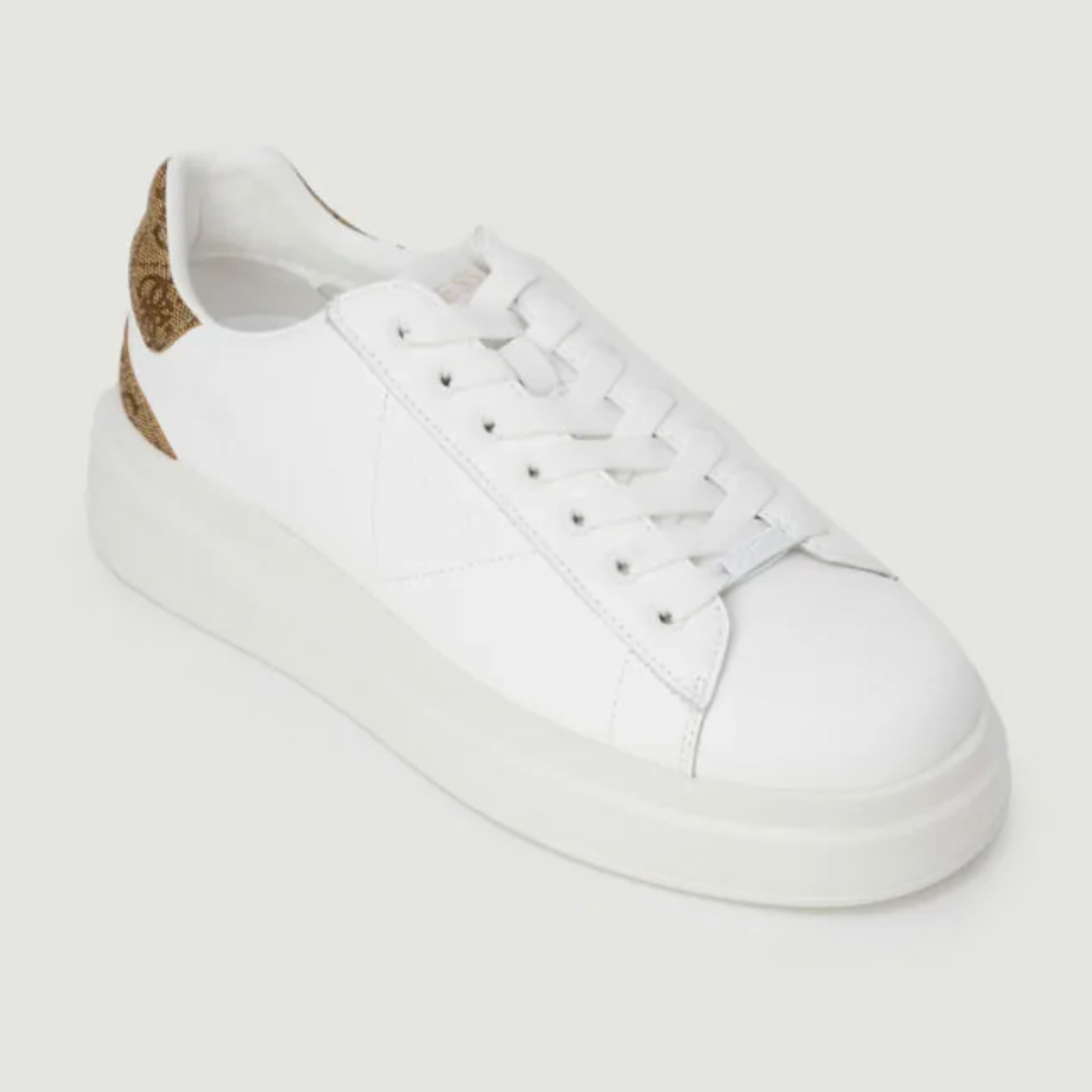 Дамски кецове Guess Elbina FLJELB FAL12 в бяло