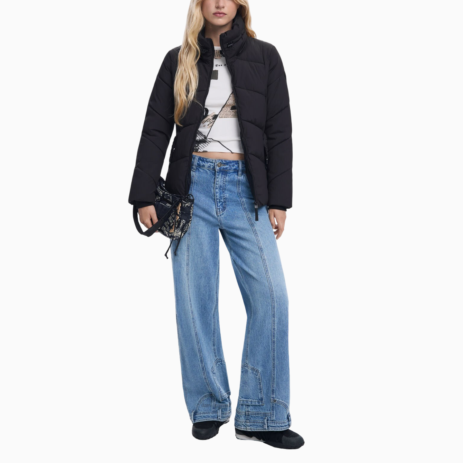 Дамско яке Desigual Women Jacket 25WWEW30 Front View