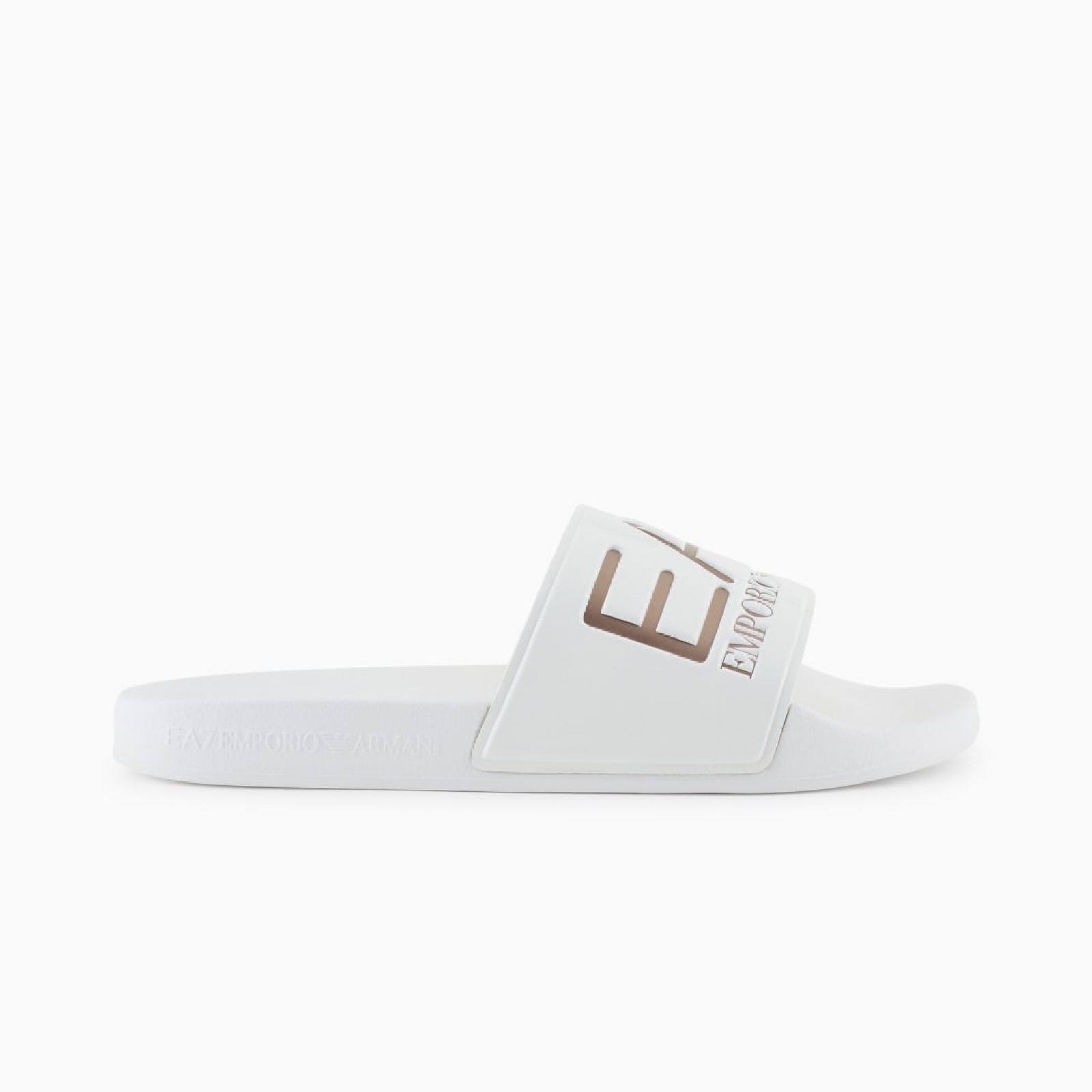 Дамски бели чехли EA7 Emporio Armani Women Slippers 7X000108 AF15118 MZ095 Lateral View