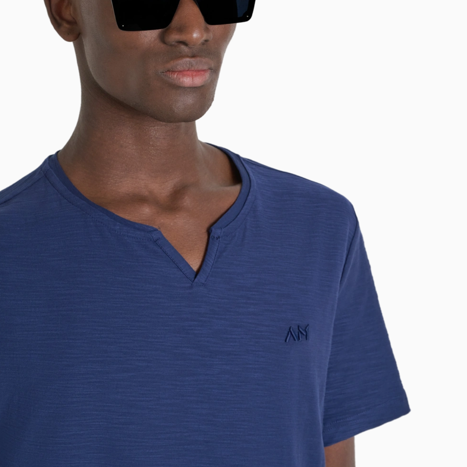 Мъжка синя тениска Antony Morato MMKS02483-FA100246