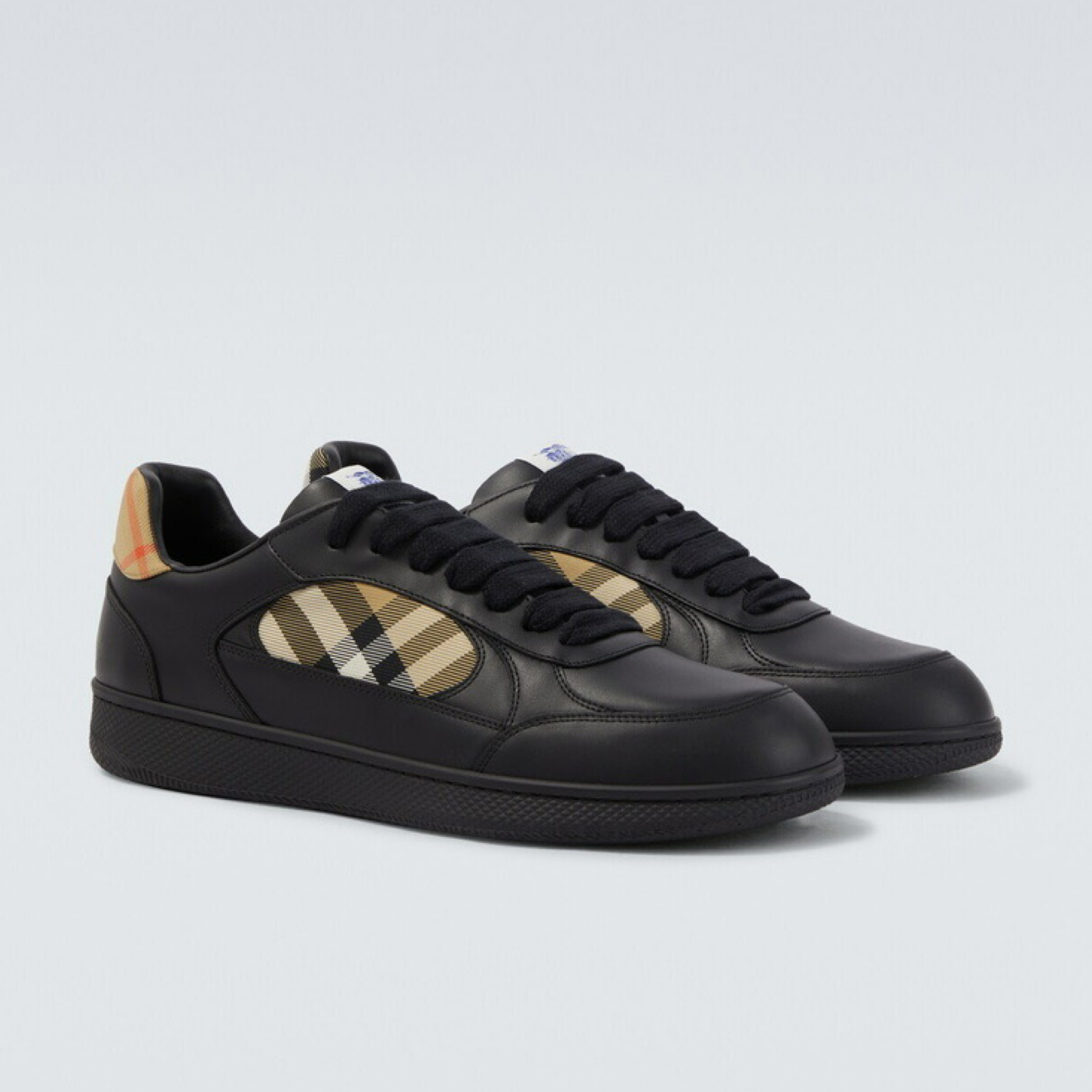 Burberry Check Men Sneakers Medial View