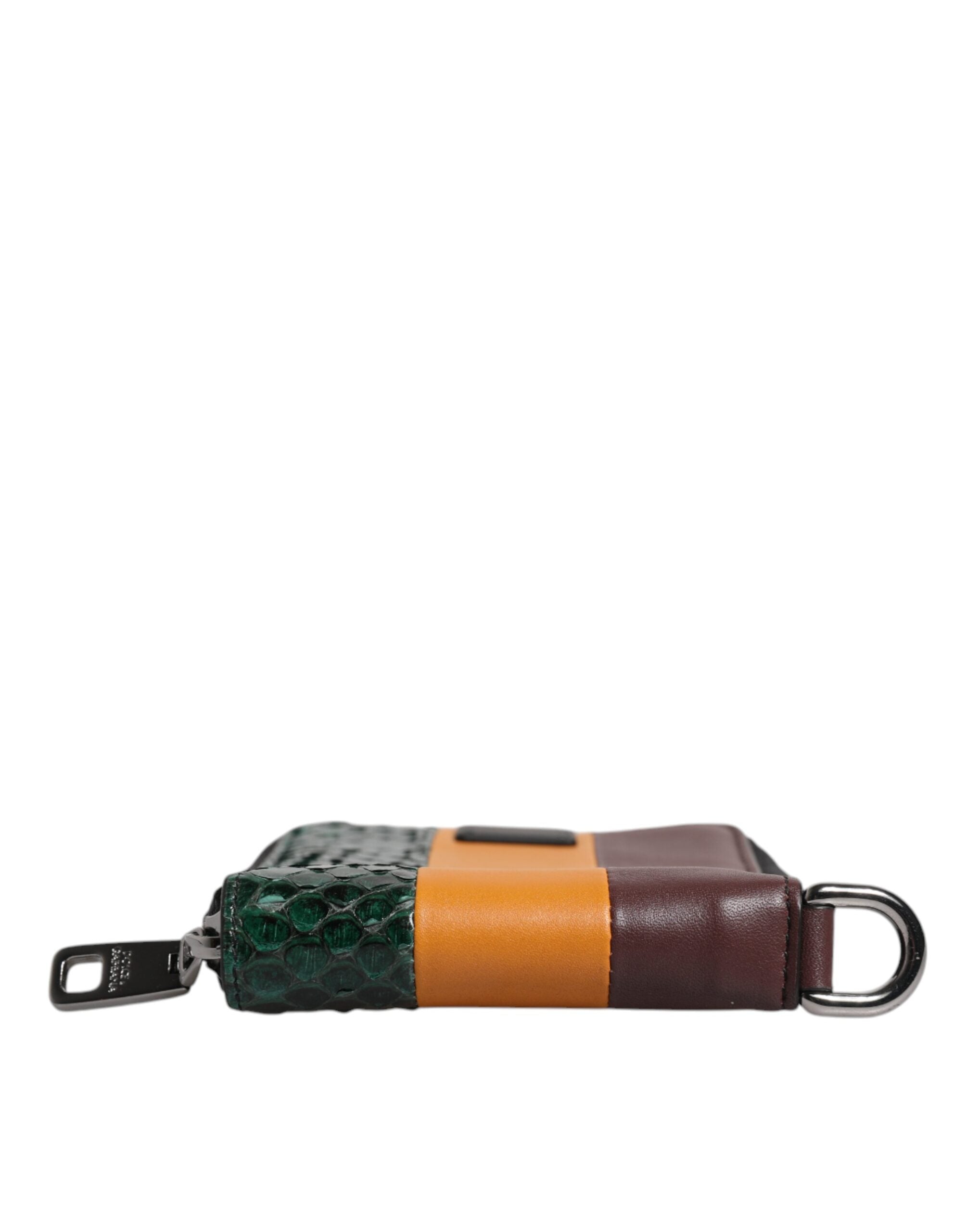 Dolce & Gabbana Многоцветен портфейл от екзотична кожа DG Bifold Card Holder