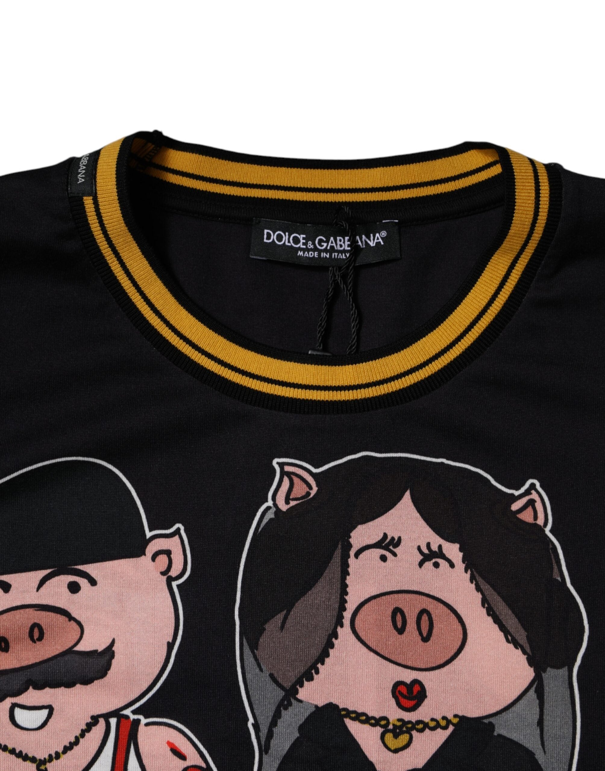 Dolce & Gabbana Pig Family мъжка тениска