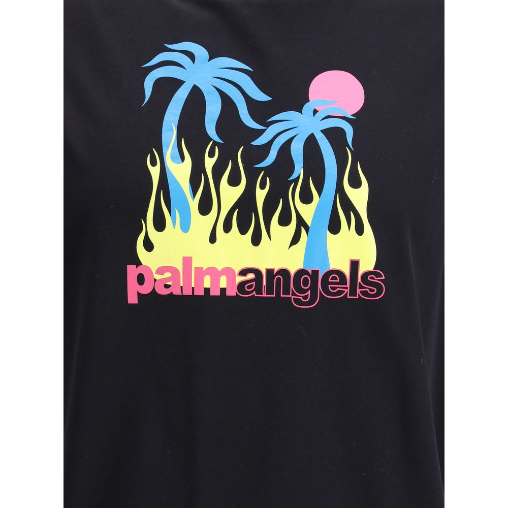 Тениска Palm Angels Burning Oasi