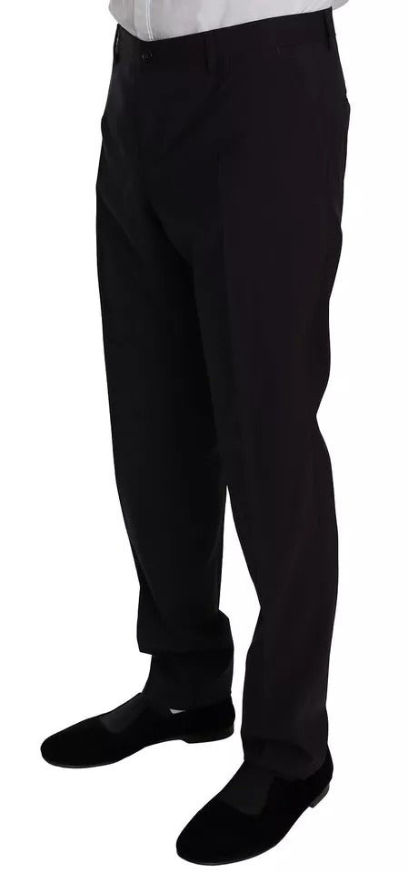 Dolce & Gabbana Purple MARTINI вълнен еластичен костюм от 2 части