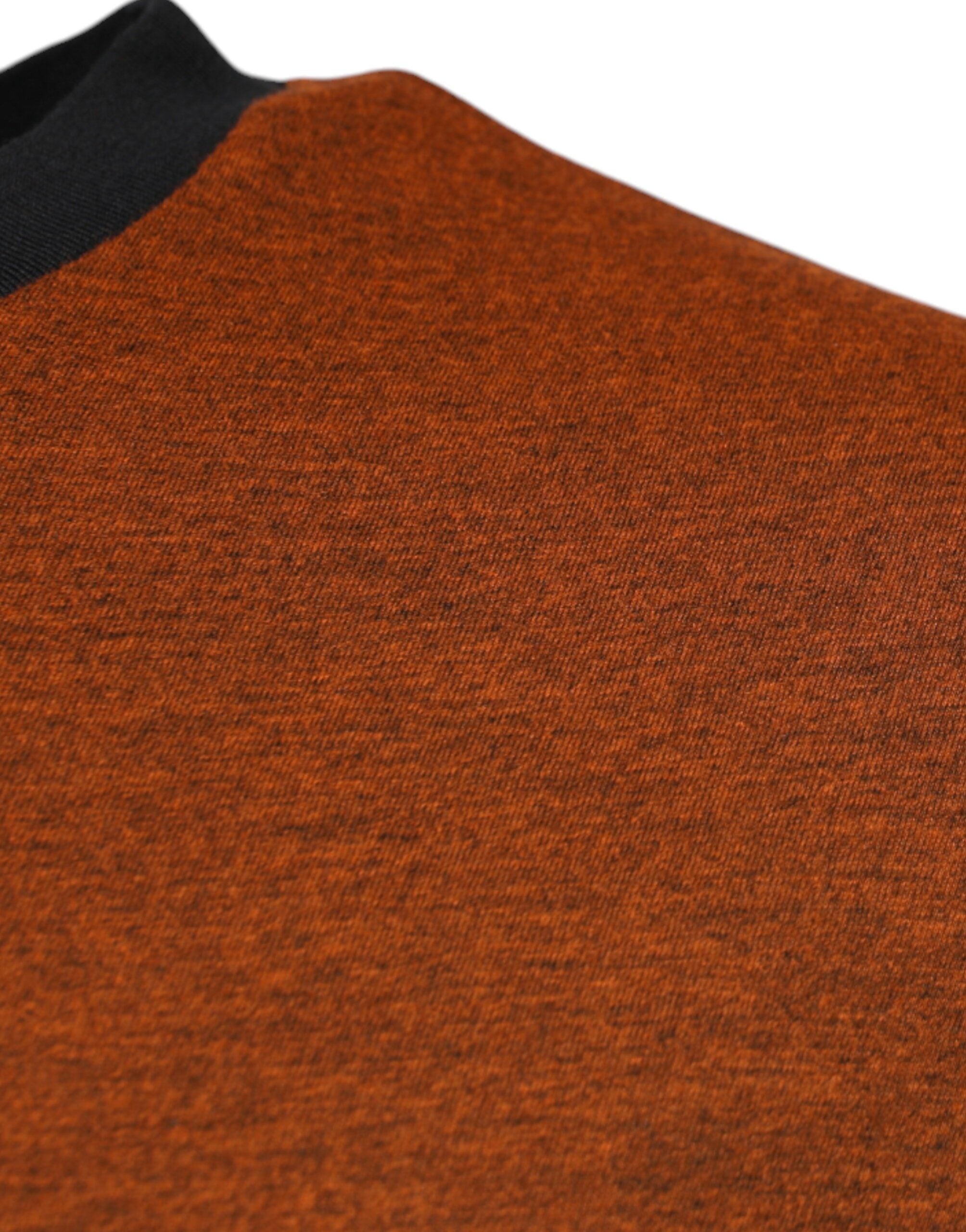 Dolce & Gabbana Brown DG Тениска с лого на полиестер с кръгла яка