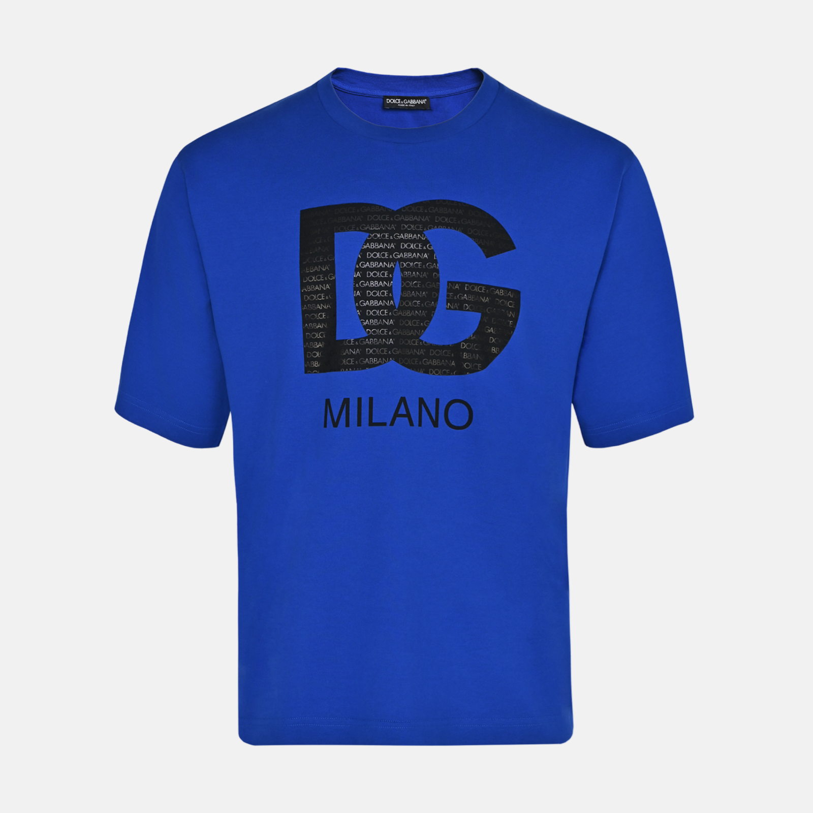 Мъжка синя тениска Dolce & Gabbana Logo Print Men T-shirt