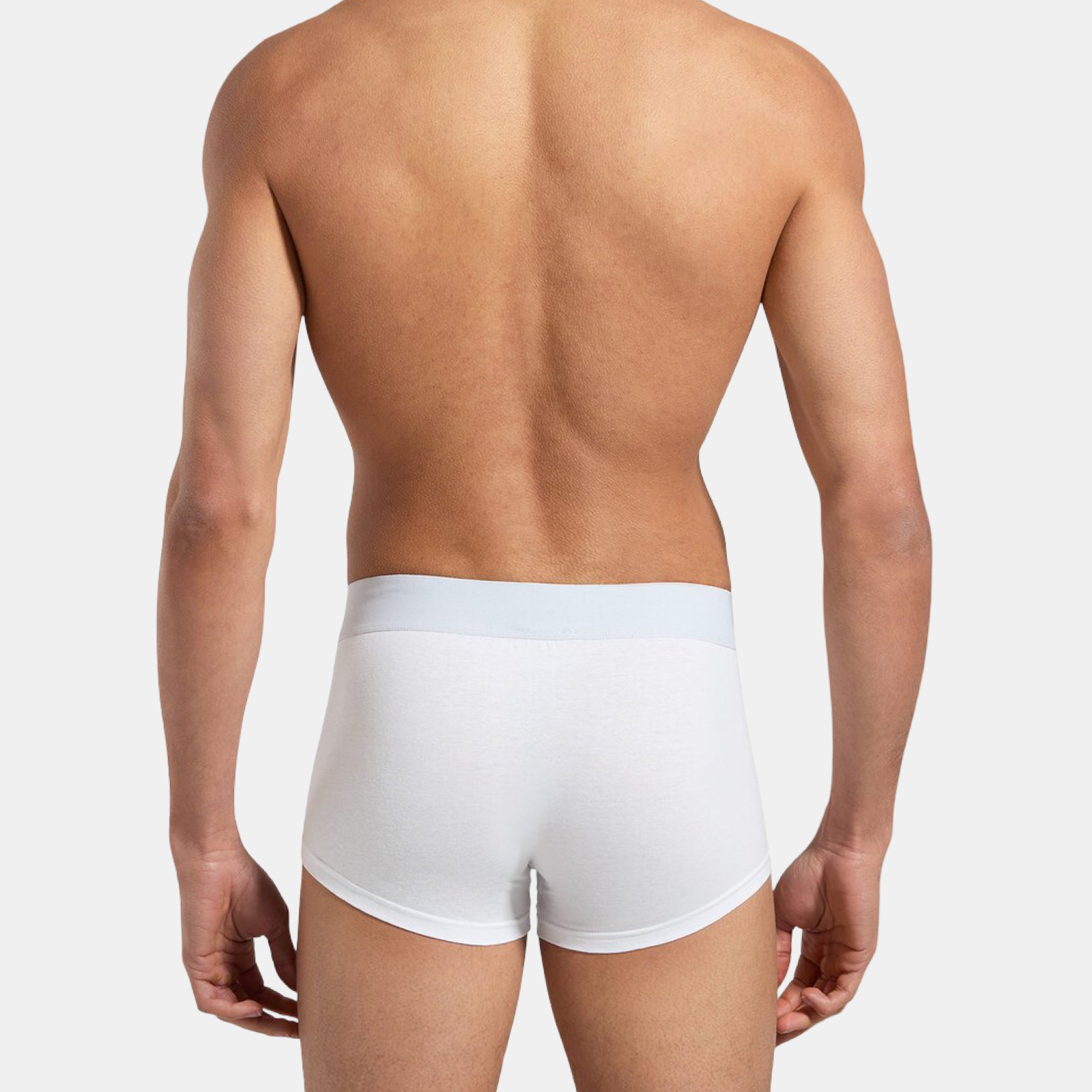 3 броя бели боксерки Bikkembergs Boxers BKK1UTR10TR Back View
