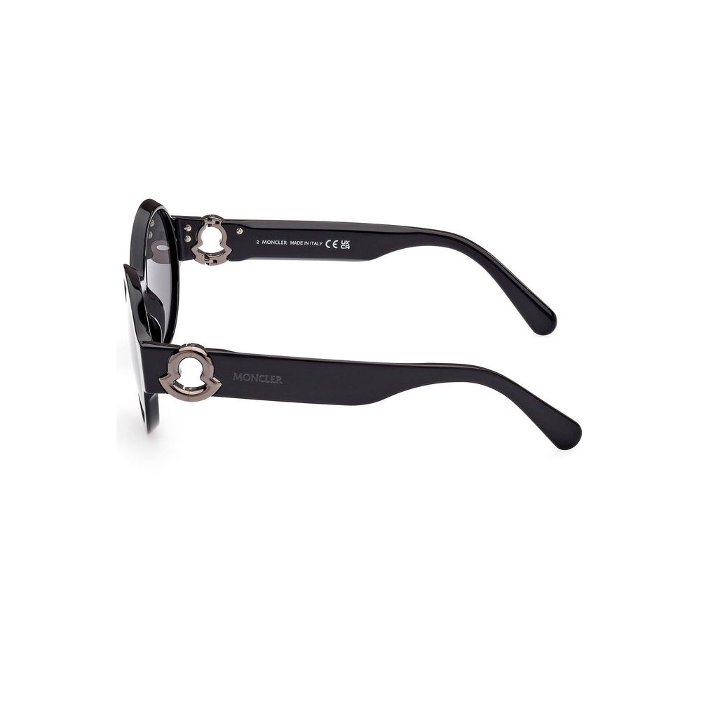 Moncler Black Pantograph Women Sunglass