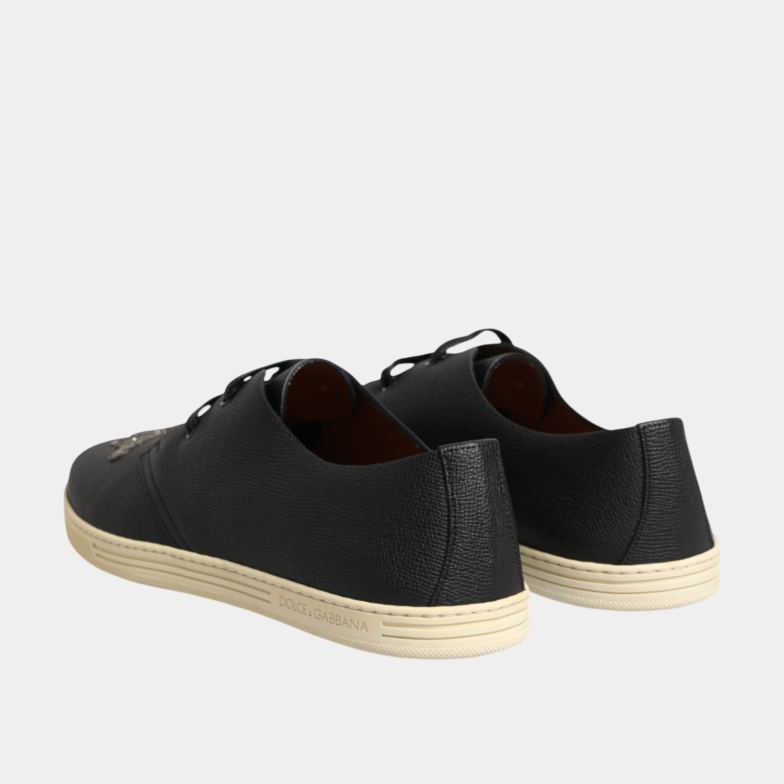 Dolce & Gabbana Men Flat Shoes Heel View