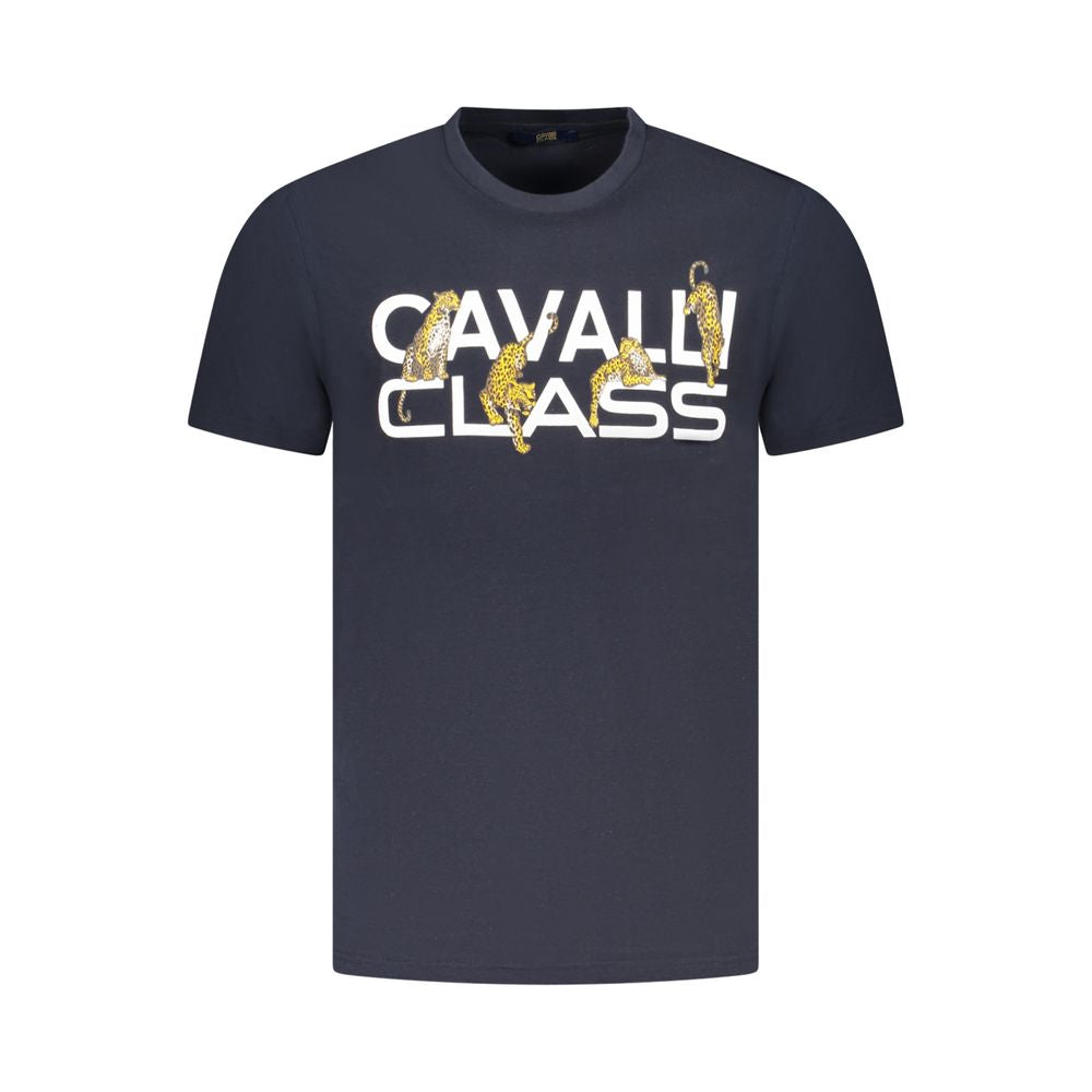 Мъжка тениска Men's t-shirt Cavalli Class
TXT60MJD060 04502 Dark Blue front view