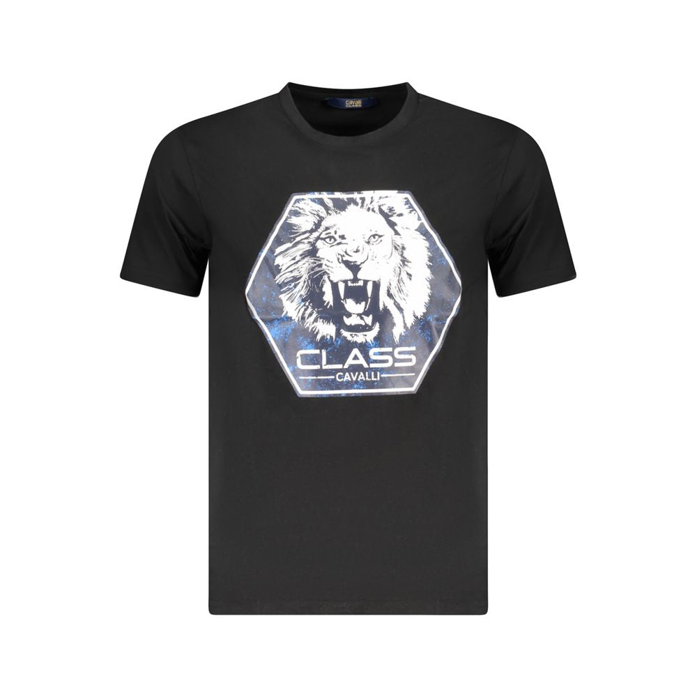 Мъжка тениска Men's t-shirt Cavalli Class
TXT60PJD060 05051 Black front view