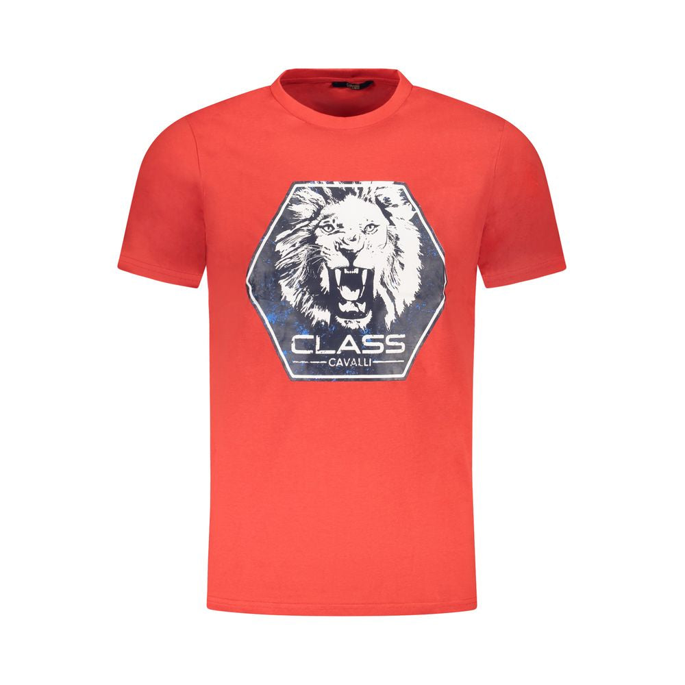 Мъжка тениска Men’s t-shirt Cavalli Class
TXT60P JD060 02000 Red Front view