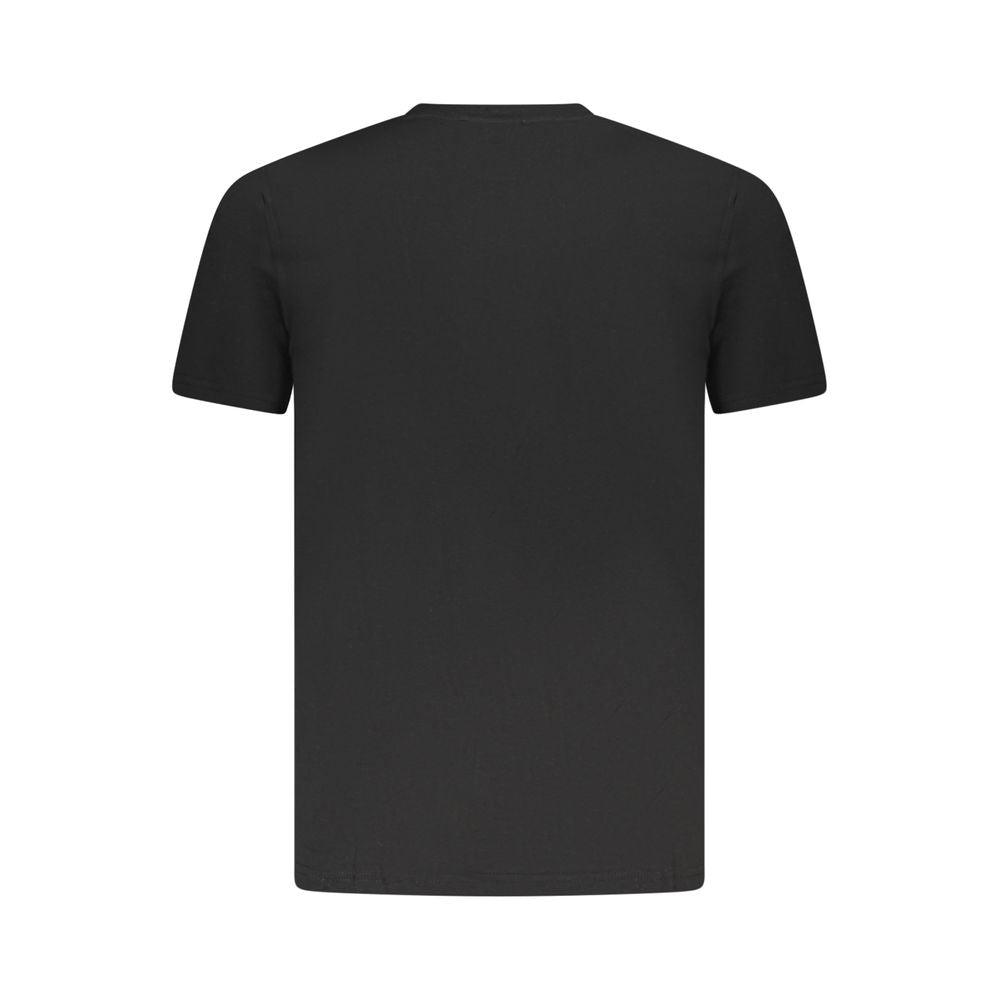 Мъжка тениска Men's t-shirt Cavalli Class TXT60BJD060 05051 Black back view