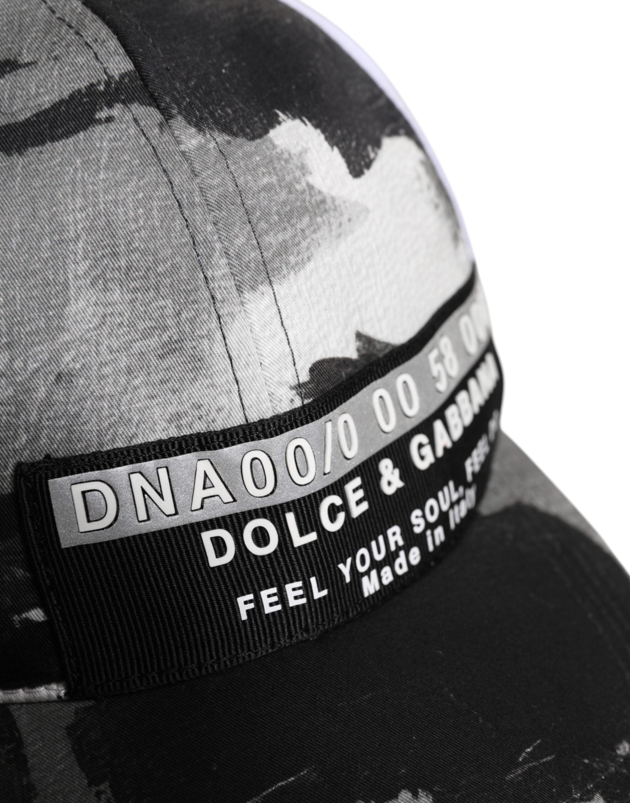 Мъжка шапка Dolce & Gabbana Camouflage 6 Panels Baseball Cap Close-Up
