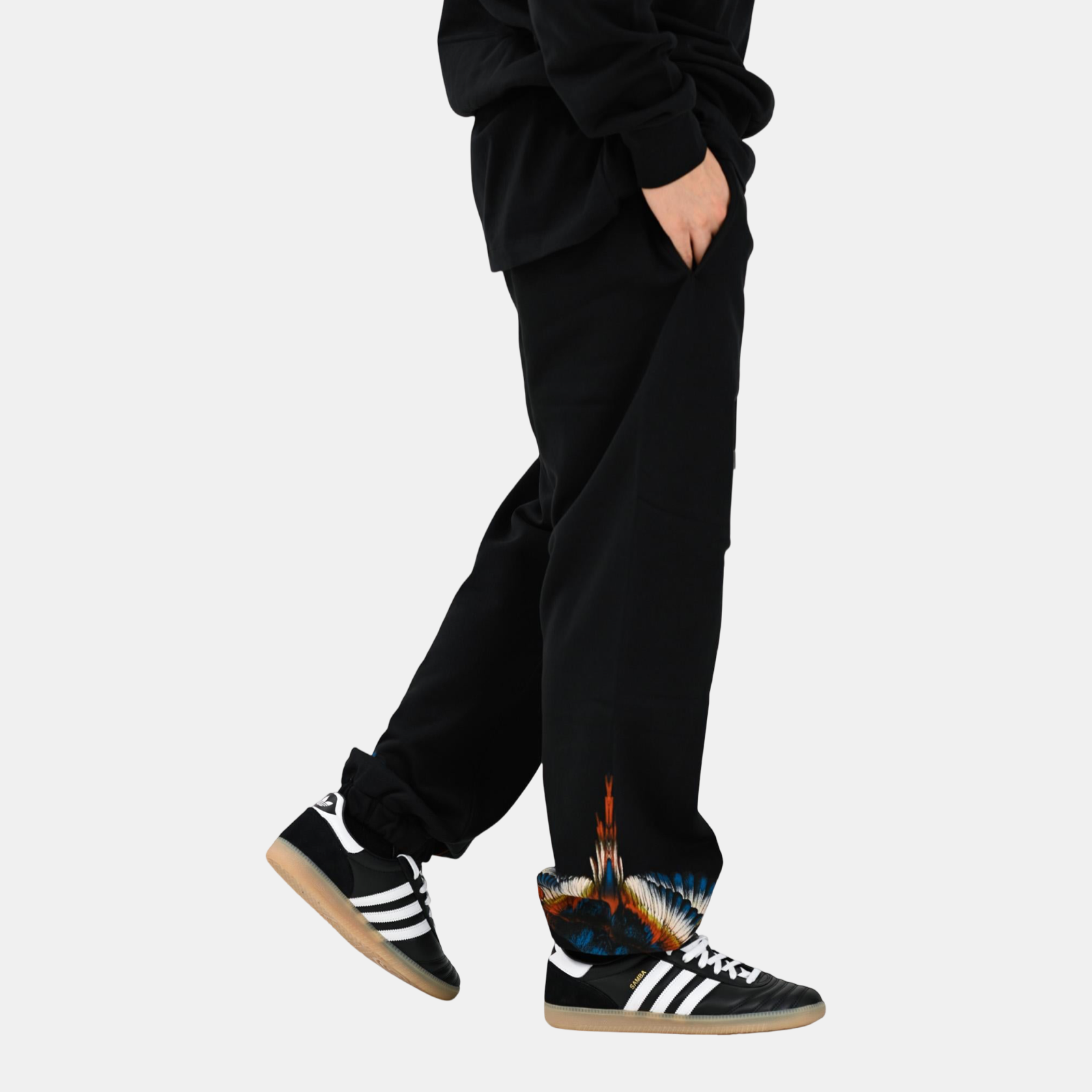 Мъжко спортно долнище Marcelo Burlon County Of Milan Men Sweatpants F5CAMAFP026 Side View