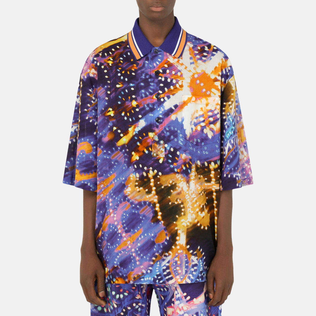 Мъжка поло тениска Dolce & Gabbana
Illumination Print Cotton Polo