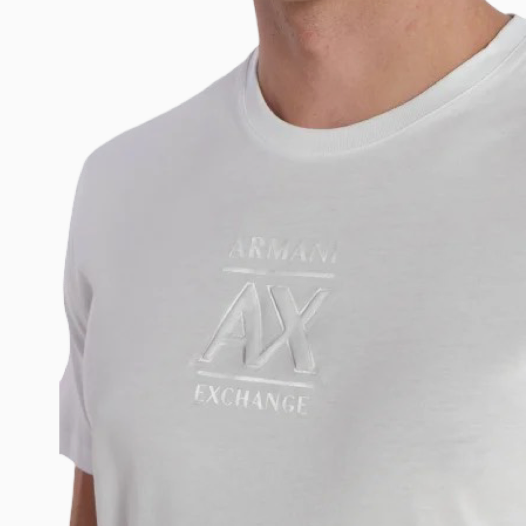 Мъжка бяла тениска Armani Exchange 3DZTBF ZJ3VZ