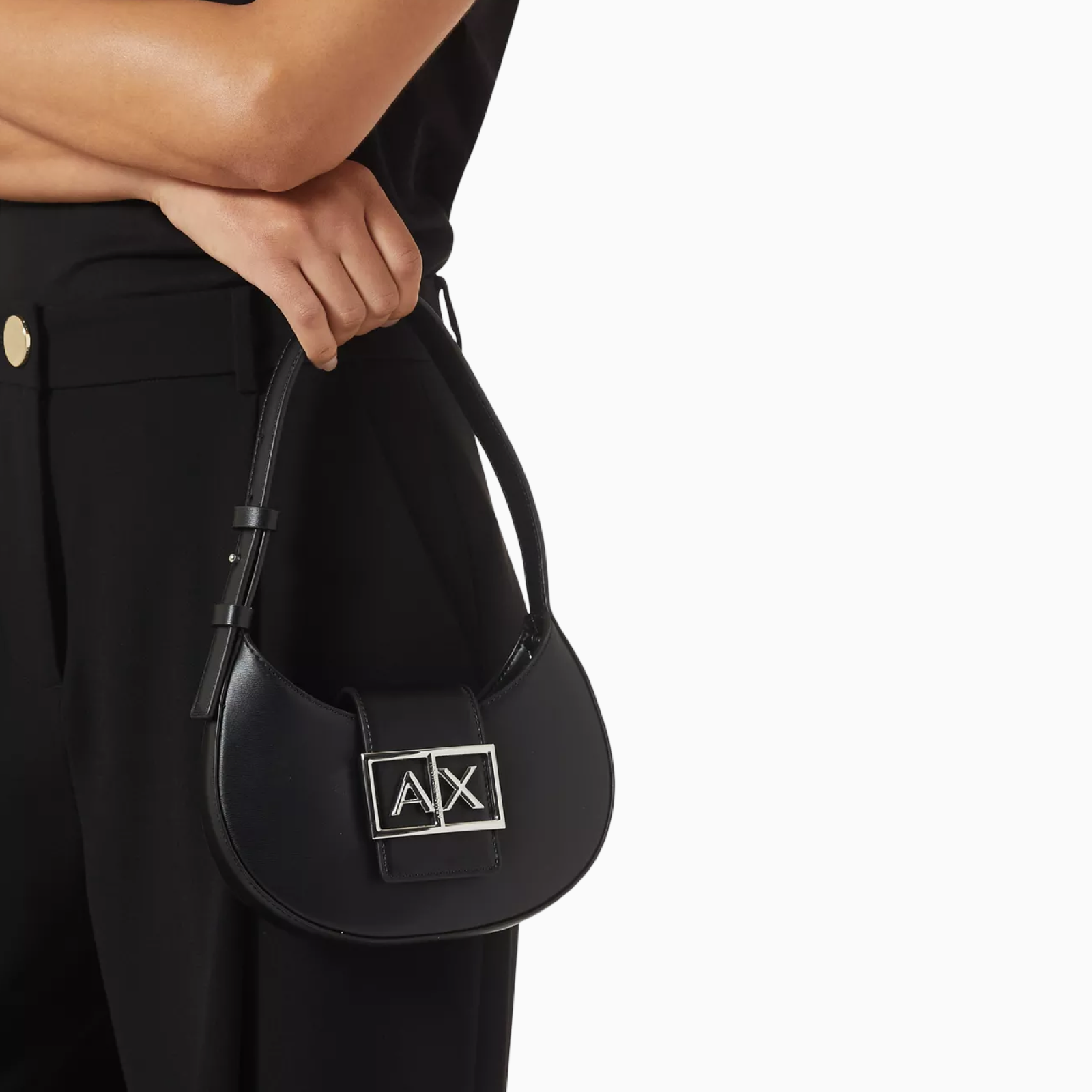 Дамска черна чанта Armani Exchange Women Shoulder Bag XW002565 AF12039 UC001 Hand View