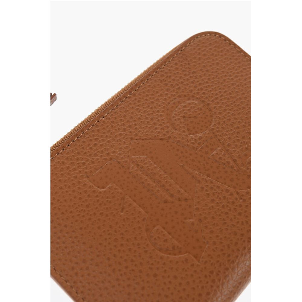 Palm Angels Brown Calfskin Wallet
